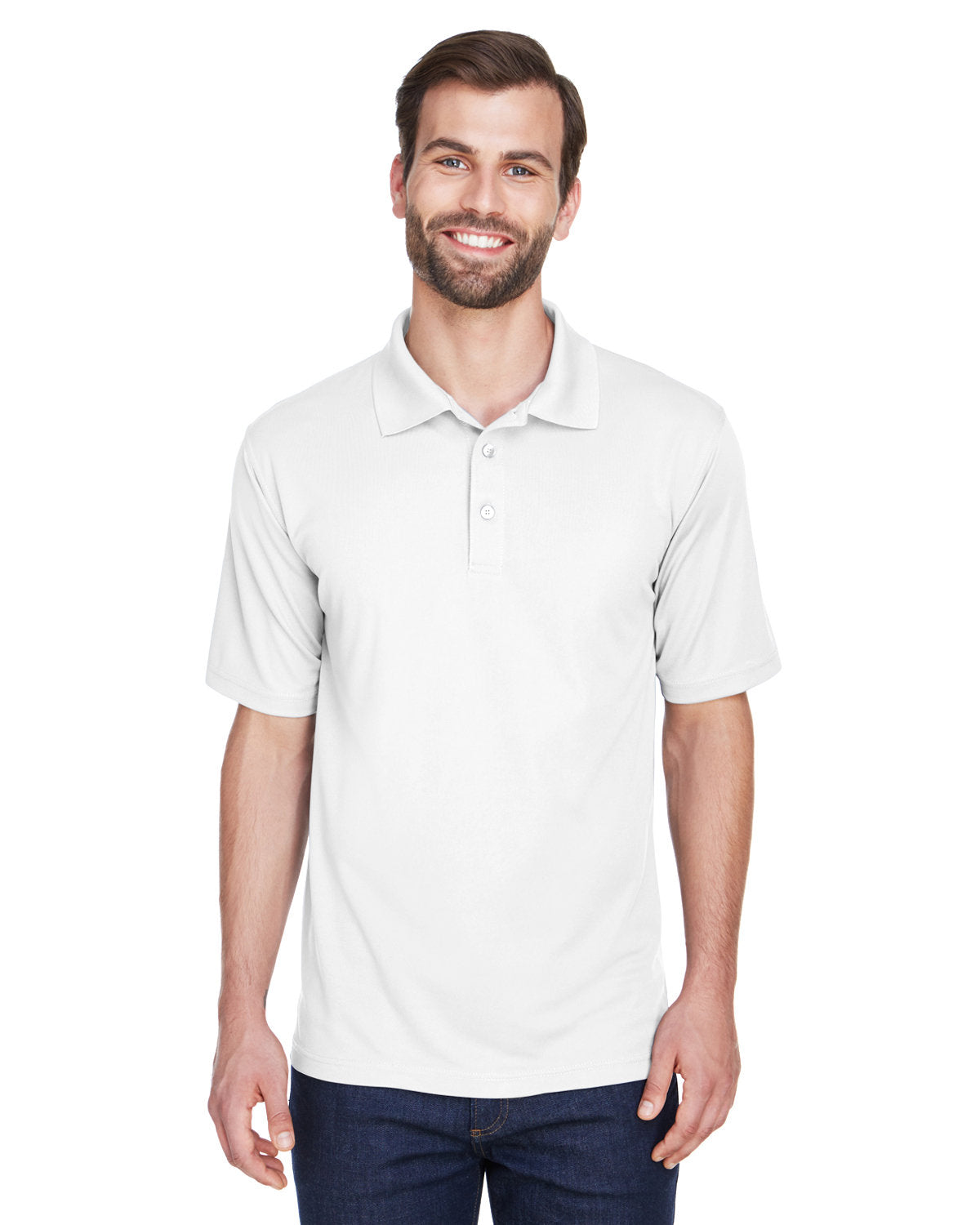 UltraClub Men's Cool & Dry Mesh Piqué Polo (8210)