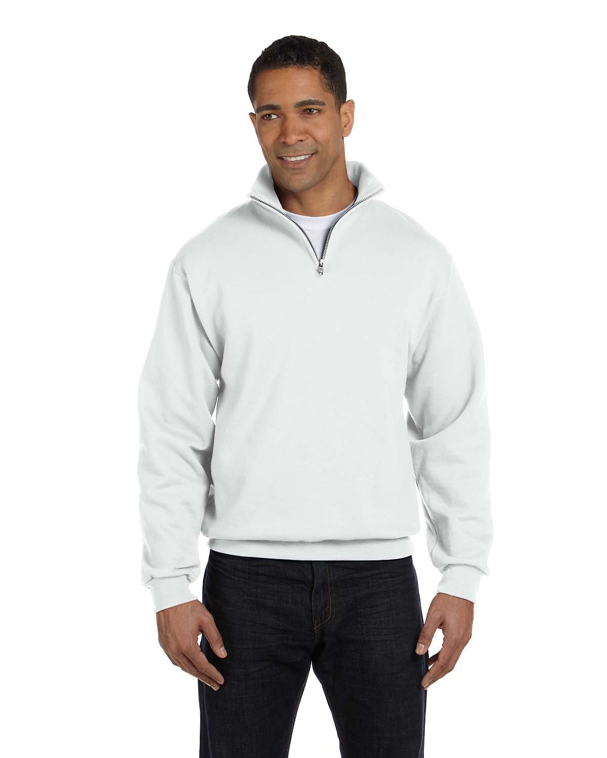 Jerzees Adult NuBlend® Quarter-Zip Cadet Collar Sweatshirt (995M)