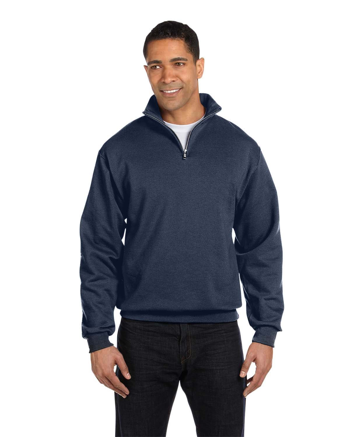 Jerzees Adult NuBlend® Quarter-Zip Cadet Collar Sweatshirt (995M)