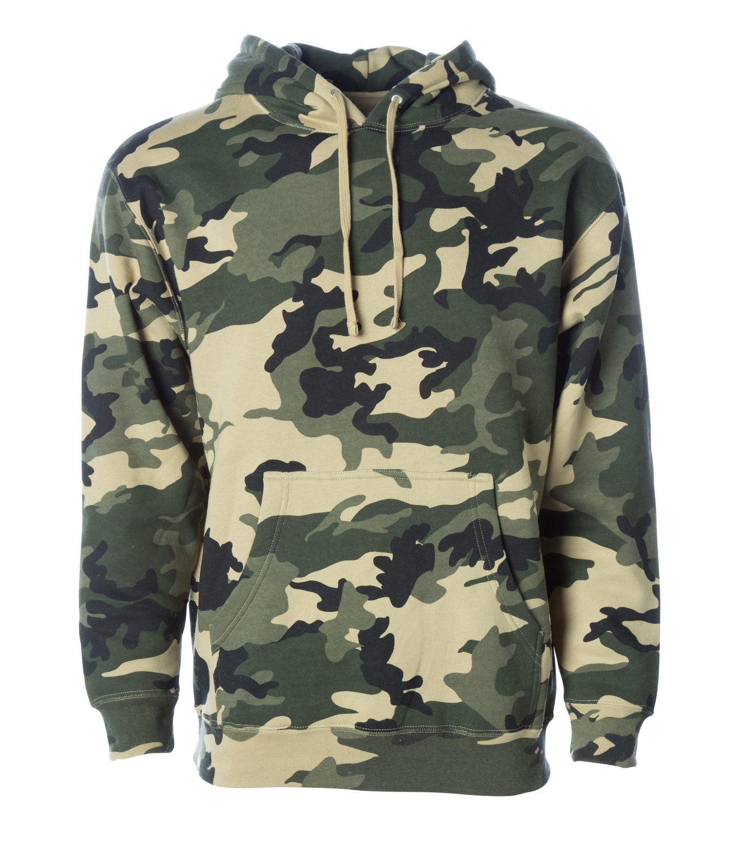 Independent Trading Company Heavyweight Hooded Pullover Sweatshirt (IND4000 - CAMO / PATTERN / SAFETY / COLOR BLOCK)