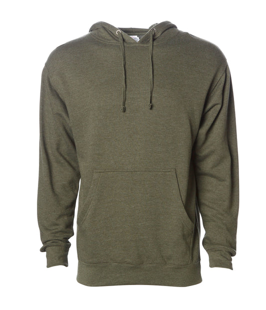 Independent Trading Company Midweight Hooded Pullover Sweatshirt (SS4500 - EARTH TONES)