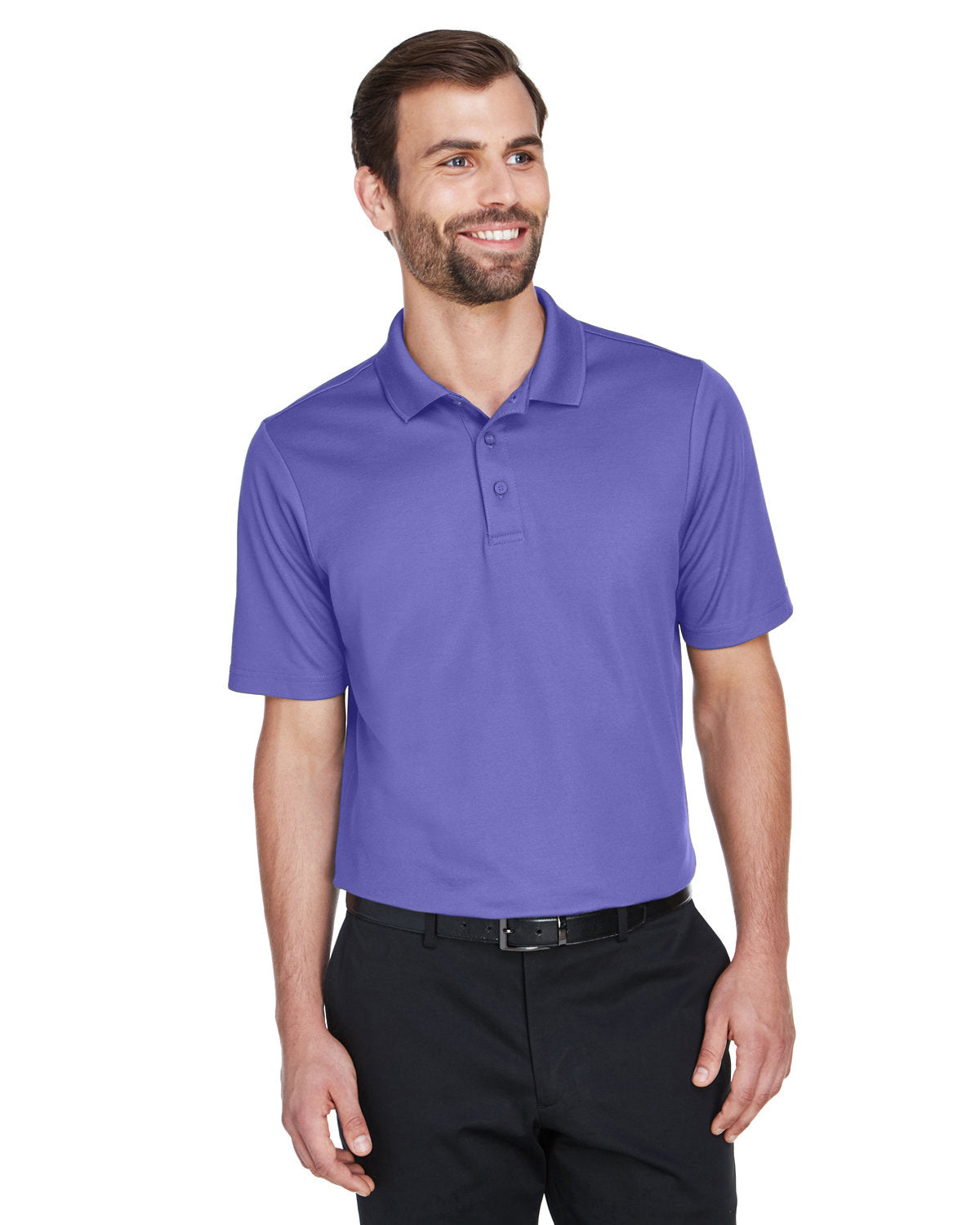 Devon & Jones CrownLux Performance® Men's Plaited Polo (DG20)