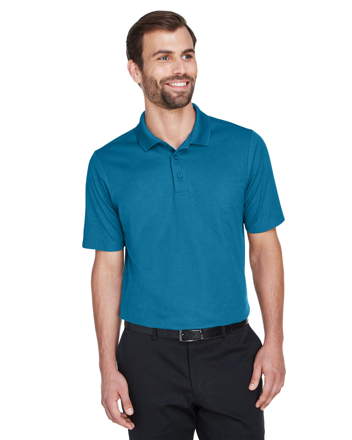 Devon & Jones CrownLux Performance® Men's Plaited Polo (DG20)