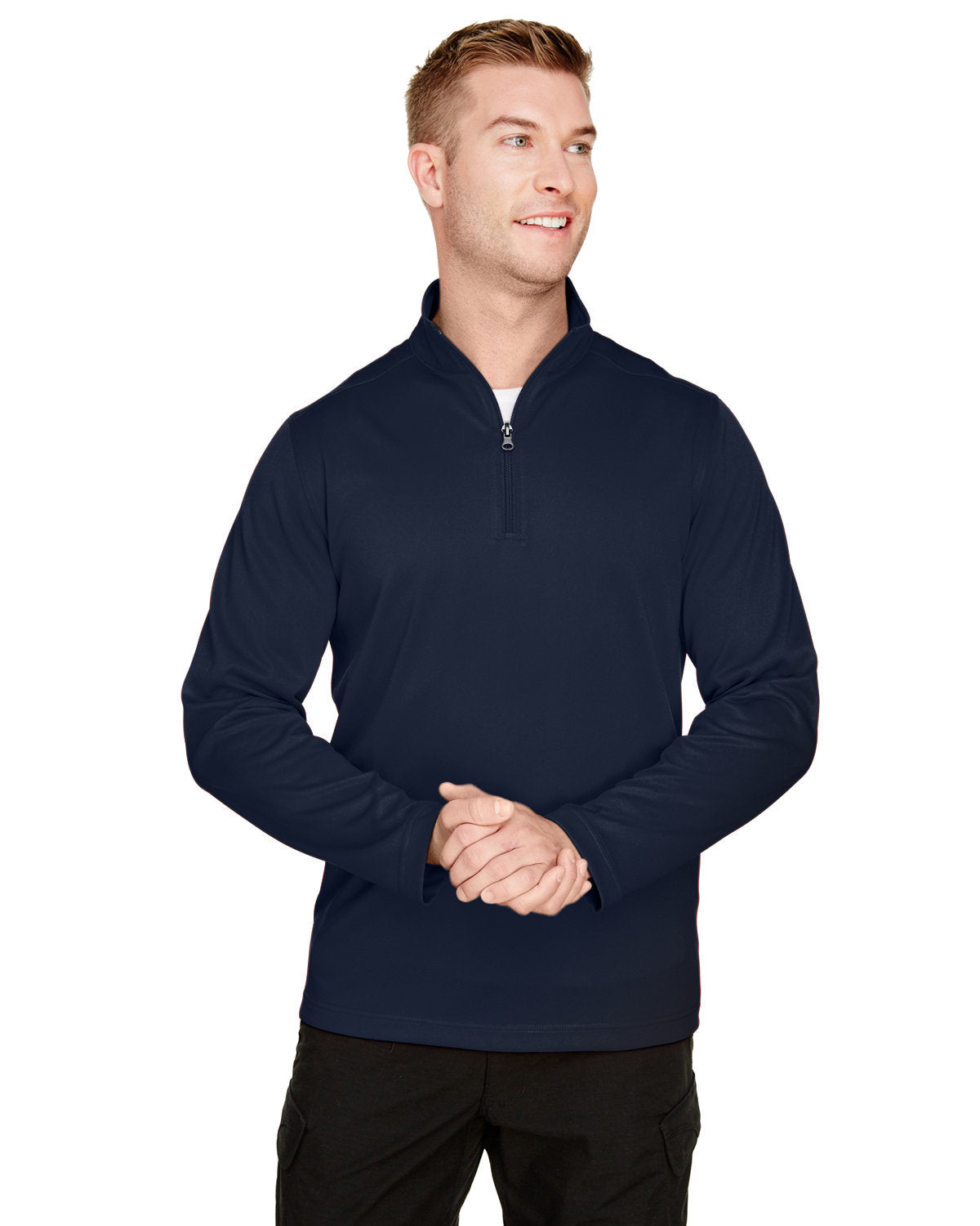 Harriton Men's Advantage Snag Protection Plus Quarter-Zip (M748)