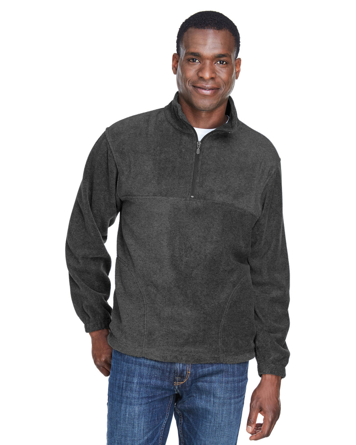 Harriton Adult 8 oz. Quarter-Zip Fleece Pullover (M980)