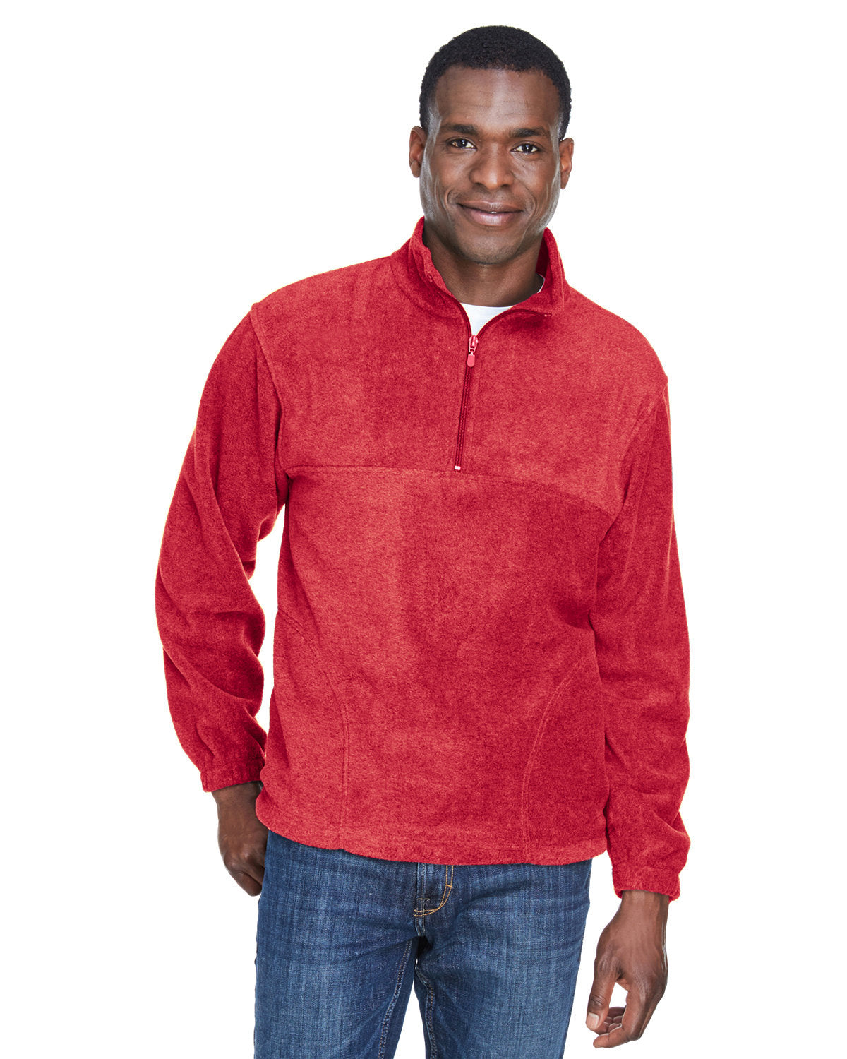 Harriton Adult 8 oz. Quarter-Zip Fleece Pullover (M980)