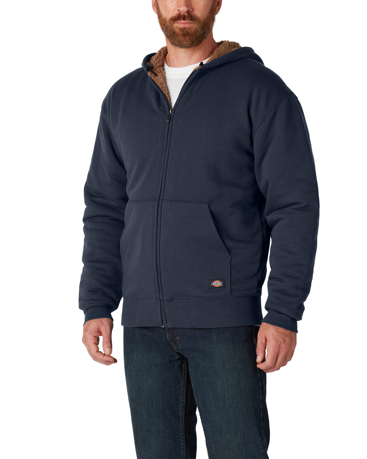 Dickies Men's Fleece-Lined Full-Zip Hooded Sweatshirt (TW457)